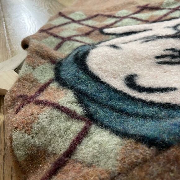 Vintage Disney Wool Snow White and The Seven Dwarfs Bashful Cardigan Sweater Siz - Picture 8 of 15